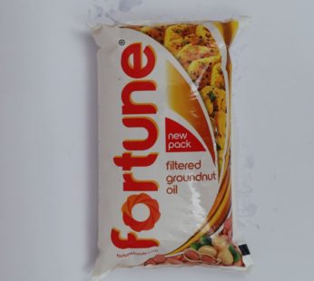Fortune Filtered Groundnut Oil  Packet/Pouch 1L.
